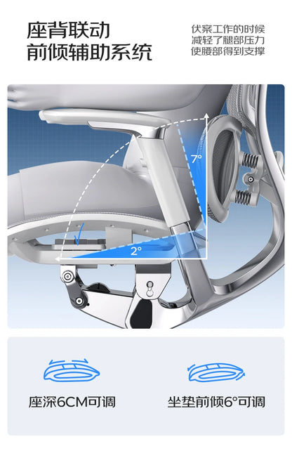 Ergonomic Computer Chair Designer Comfortable Nordic Footrest Modern Trendy Office Chair Relaxing Reading Muebles Furniture