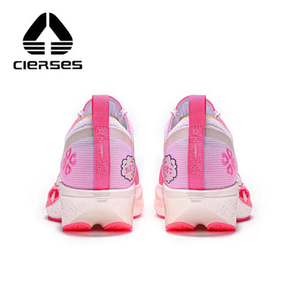 CIERSES Carbon Fiber Plate Marathon Running Racing Shoes Men Professional Stable Support Shock-Relief Rebound Training Shoes