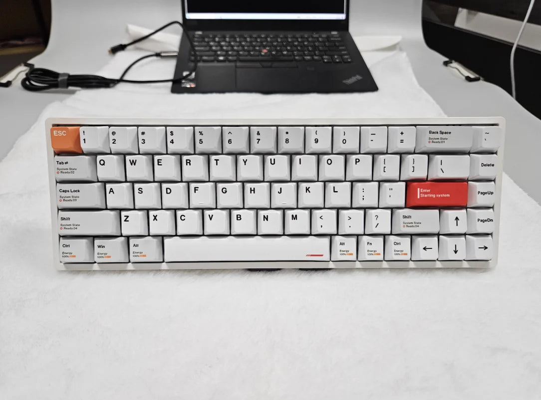 New Everglide AE68Pro Siren Magnetic Axis Gaming Keyboard Original Double Lamp Position RT0.001MM/ADC Direct Connection Keyboard