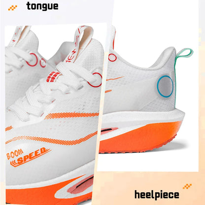 Men's Running Shoes Carbon Plate Professional Running Shoes Breathable Non-slip Cushioning Women's Casual Running Sports Shoes