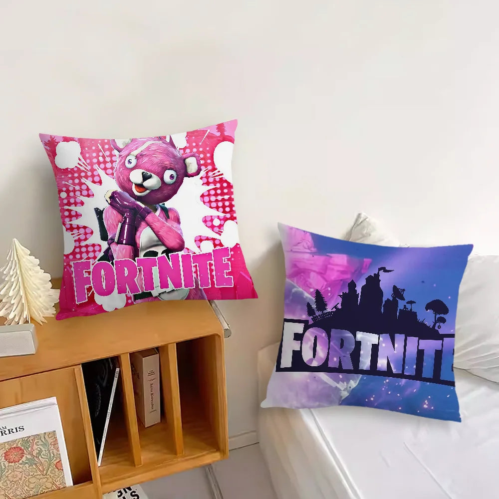 Game F-Fortnite Pillow Case Pillow Cover Decoration Room Home Sofa living Office Car Nordic Simplicity