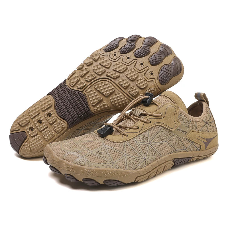 New Barefoot Wading Shoes Men and Women Mesh Quick-Drying Beach Shoes Outdoor Non-Slip Swimming Shoes Unisex Water Sports Shoes