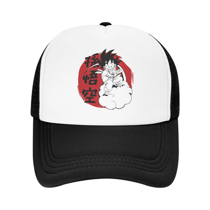 Son Gohan D-Dragon Ball Z „Trucker“ kepurė, unisex lauko kepurės, „Trucker“ darbininkų kepurės, „Trucker“ kepurės, „Snapback“ kepurės, tinklinės beisbolo kepurės