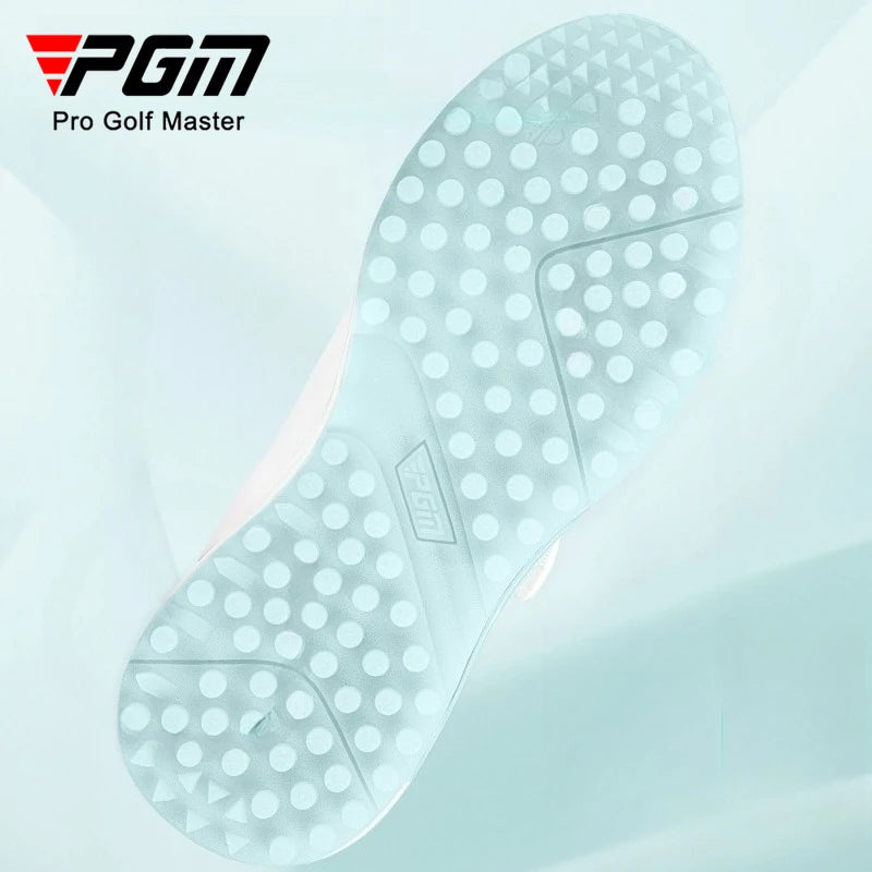 Scarpe da golf da donna PGM estive traspiranti con lacci a rotella, rialzate, antiscivolo, sneakers sportive outdoor coreane XZ417