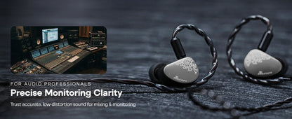 Linsoul Kiwi Ears Cadenza II IEM 10mm Titanium DD with KARS 2.0 Premium Construction Hifi Earphones & High-Quality Cable