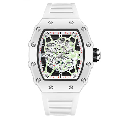 TOP Hot Selling Men Watch Fashion Brand ONOLA Quartz Silicone Tape Watches men Clock