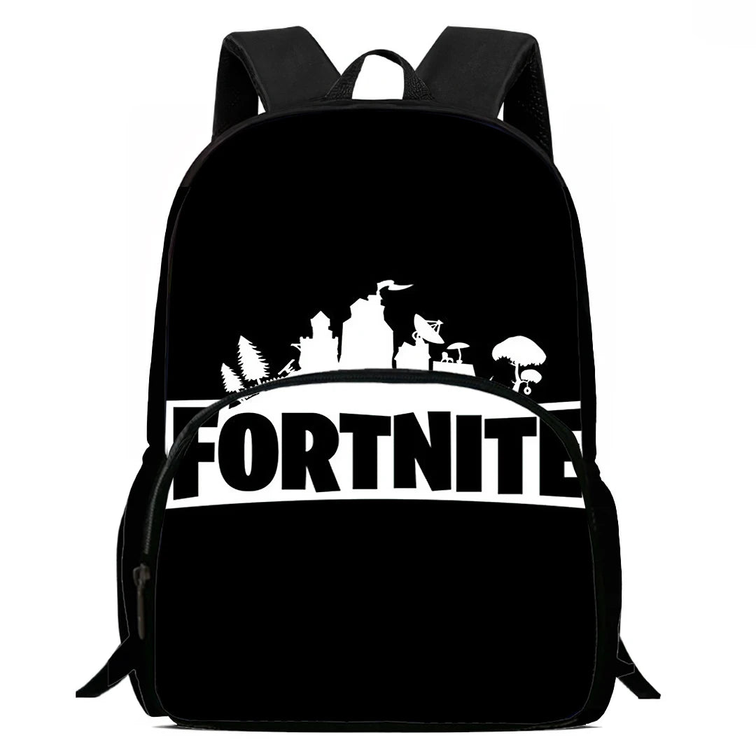Kids  School Backpack with Front Pocket,  Light Weight Cartoon Fortnite Children Backpack For Age 6-9 , Bags For Boys Girls