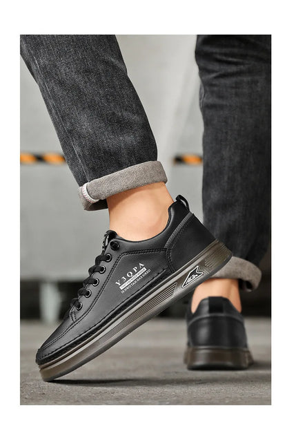 Modische Sommer-Freizeitschuhe für Herren, sportliche Slip-On-Loafer zum Autofahren, vielseitig, bequem, atmungsaktiv, verschleißfest, Leder -..