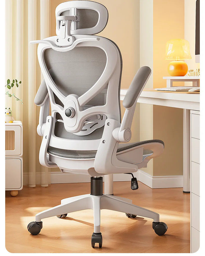 Racing Style Gaming Chair Adjustable Relaxing Chair Recliner 3D Waist Support Mesh Backrest Thick Padding Silla De Escritorio
