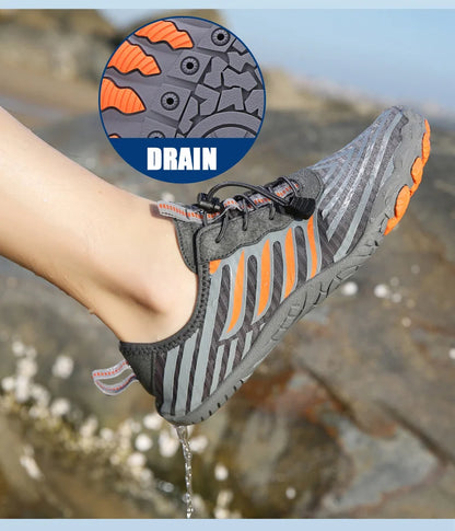 Men Women Water Shoes Aqua Shoes Drainage Beach Sports Swim Sandals Quick Dry Boating Barefoot Diving Fishing Surfing Sneakers