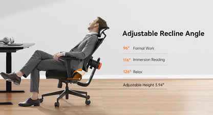 NEWTRAL Ergonomic Office Chair,Auto-Following Backrest,Adaptive Lower Back Support,Adjustable Headrest Seat Depth Computer Chair