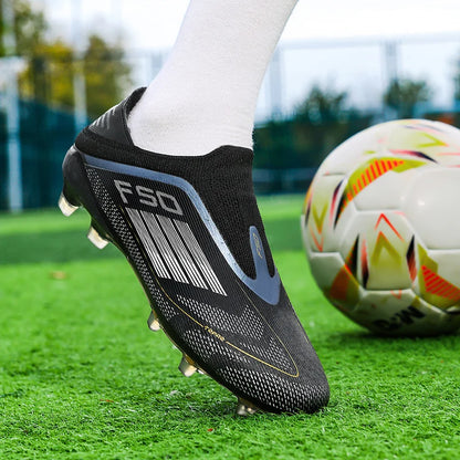 New Men's Soccer Shoes Grass Adult Football Boots FG Ultralight Sport Indoor Cleats Non-Slip Turf Futsal Comfortable  Sneakers