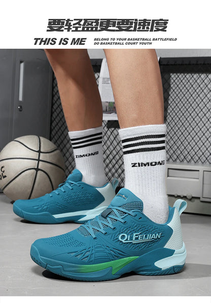 New Tennis Shoes, Large Size 36-45, Outdoor Anti-Slip Volleyball Shoes, Lightweight Fitness Badminton Shoes