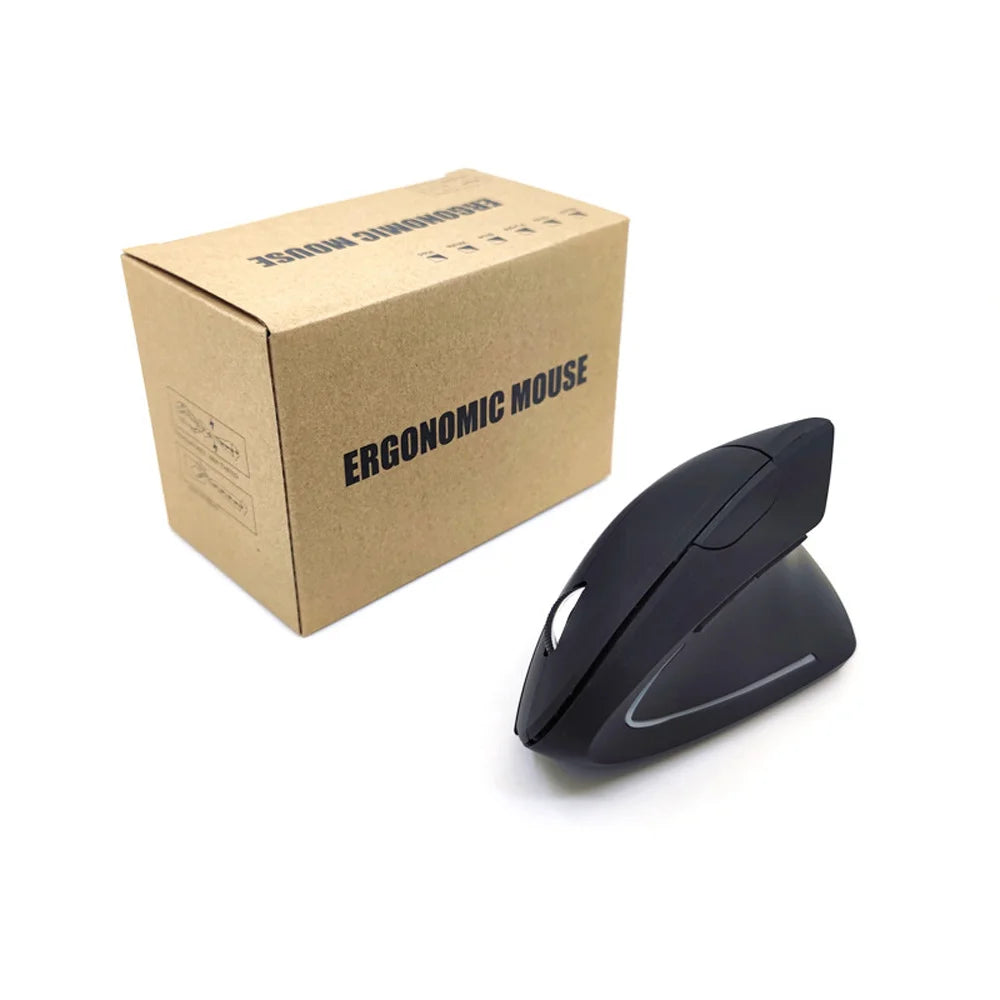 NEW Wireless Vertical Mouse 2.4GHz DPI Adjustable Optical Wrist-care Mice Backlight Gaming Mice For Laptop Tablet Mac iPad