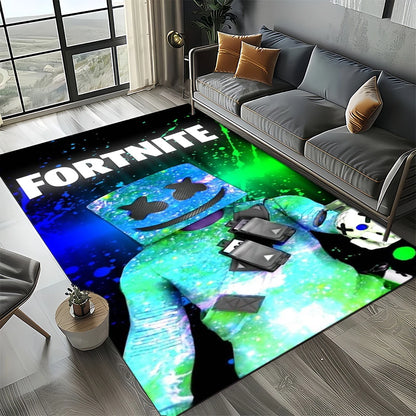 2025 New Style Fortnite-e Cartoon Rug Carpet for Living Room Bedroom Decor, Floor Mat Non-slip Decoration for Sofa Doormat Kids