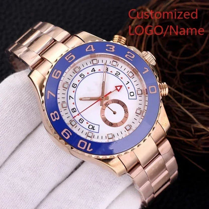 A989 Store Customized Watch Men's  44mm  Automatic Mechanical Male Brand Clock Top Watches