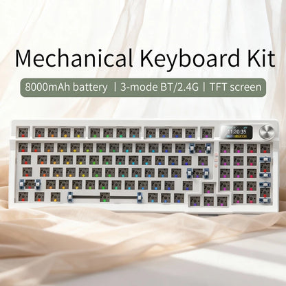 YINDIAOY95 Mechanical Keyboard KIT With Display Screen RGB Backlit Gasket Structure Gaming Hot Swap Keyboard for Customized