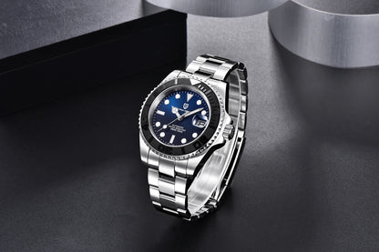 PAGANI DESIGN V2 Japan Mov't 40MM Luxury Men Mechanical Watch Sapphire Glass Ceramic Bezel Automatic Diving Watches for Men