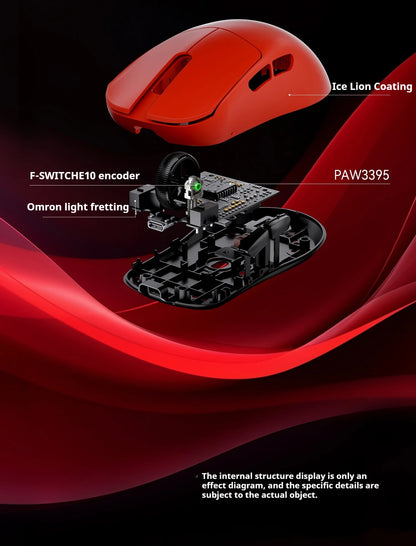 FGG Madlions Mad G Pro Max Ultra-lightweight Wireless Mouse Original 8K HZ Dual-Mode Low Latency PAW3395 Gamer Accessories Gifts