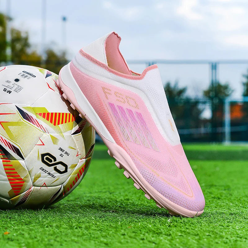 New Men's Football Boots Turf Comfortable Soccer Shoes Sport FG Grass Cleats Futsal Non-Slip Outdoor Adult Ultralight Non-Slip