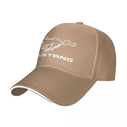 Skeleton Mustang Baseball Caps Casual Sandwich Hats