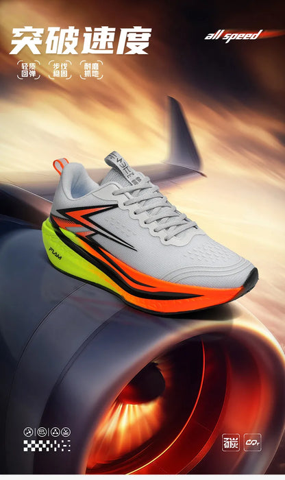 Running Shoes Carbon Board Speciality Marathon Men Sports Breathable Lightweight Women's Comfortable Athletic Nonskid Sneakers