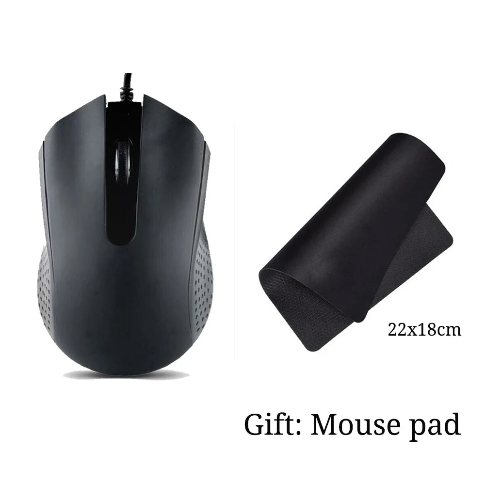 Optical USB Wired Mouse For Laptops PC Computer Portable Business Home Office Gaming Mice