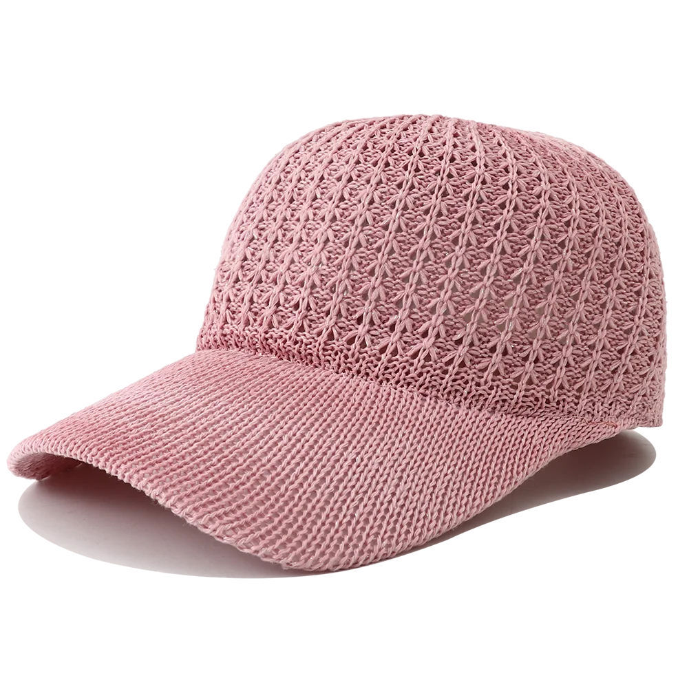 2025 New Summer Breathable Mesh Baseball Cap Snapback Hat Outdoor Sport Sunscreen Trucker Hats For Women Men Sunhat