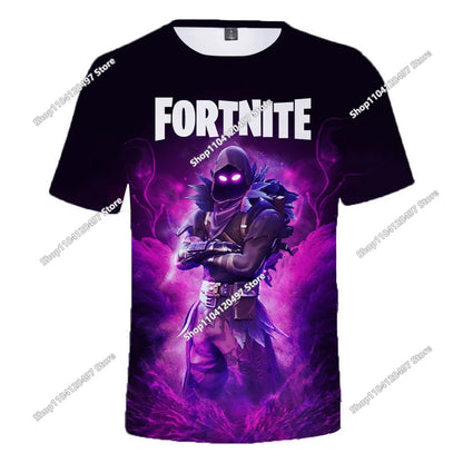 Christmas Fortnite 3D T-shirt Tees Battle Royale Streetwear Kids Victory Game Men and Women Harajuku T Shirt Teen Clothes