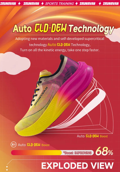 IRUNSVAN  Lightweight Marathon Sneakers Men Running Shoes Breathable Sports Shoes Casual Comfortable Athletic Training Unisex
