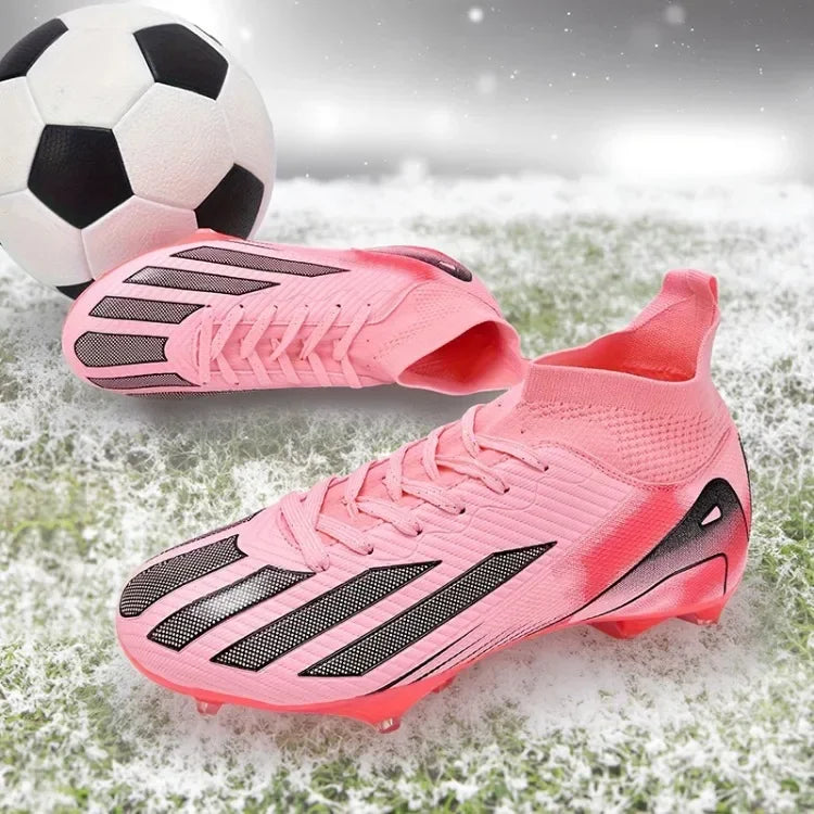 New Men's Football Boots Adult Soccer Field Shoes Teenager Sports Cleats Outdoor Grass Training Boots High-Quality Sneakers