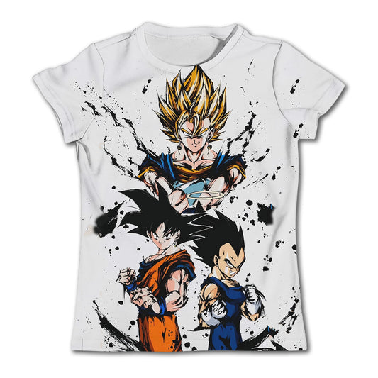Anime Dragon Ball Goku Print T Shirts Cartoon Shirt Summer Breathable T-shirt And Comfortable T-shirts Mens Clothes Tops
