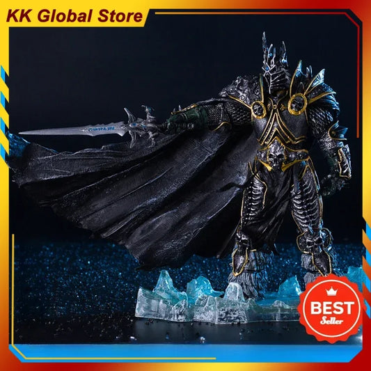 36cm herní periferie World of Warcraft, 7. král lichů Illidan Stormrage, anime figurka, model, dekorace na stůl, dárky, hračky pro děti