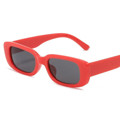 Fashion Classic Red Sunglasses Lens Mens Ladies Womens Retro Vintage UV400 Glasses Eyewear Luxury Square Outdoor Sun Glasses