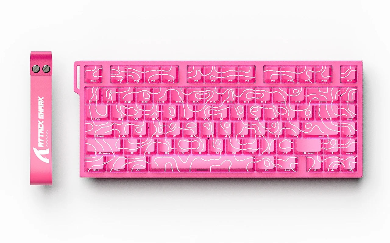 Attack Shark R82HE Wired RGB Magnetic Switch Keyboard, 256K Scan Sampling Rate, Accuracy 8K Return Rate