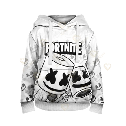 Fortnite Jungen-Cosplay-Hoodie „Cool Heroes“, Cartoon-Sweatshirt, Kinderkleidung für Frühling und Herbst, Baby-Mantel, Kapuzenjacke für Kinder