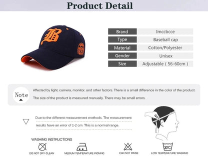 Herre- og dame-baseballkasket, sommerhat i bomuld, broderet, snapback, hiphop-kasket, sportshat til voksne, solhat, afslappet gorra, herre-visir, dad hat