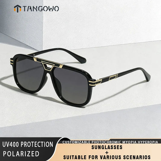 TANGOWO Mens Sunglasses Free Shiping Glasses Man Sunglass Eyewear Luxury Designer Lenses Women Lens New in Lunette Men Women's
