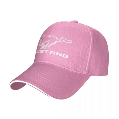Skeleton Mustang Baseball Caps Casual Sandwich Hats