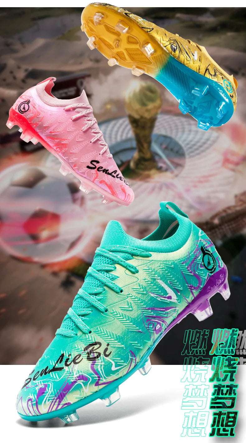 Professional Soccer Sneakers for Men Women High Quality Fashion Men's Football Cleats Large Size 46 Futsal Shoes Man Trainers