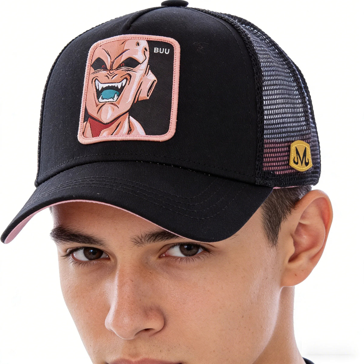 Șapcă Dragon Ball Son Goku de vară pentru călătorii, cu cozoroc, pentru bărbați, brodată, în stil hip-hop, din plasă, cu vizieră de soare, șapcă de baseball, pentru sport în aer liber