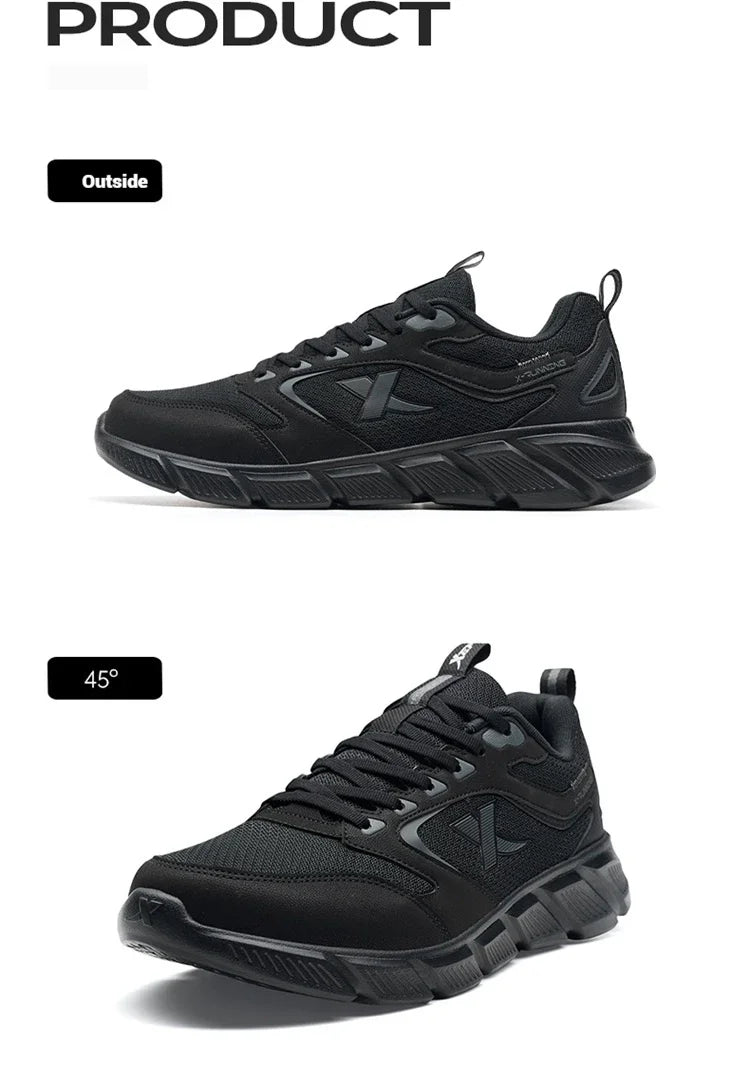 Xtep Running Shoes Men's Summer Mesh Breathable Wear-resistant Sports Lightweight Youth Casual Cushioning Shoes 875219110065