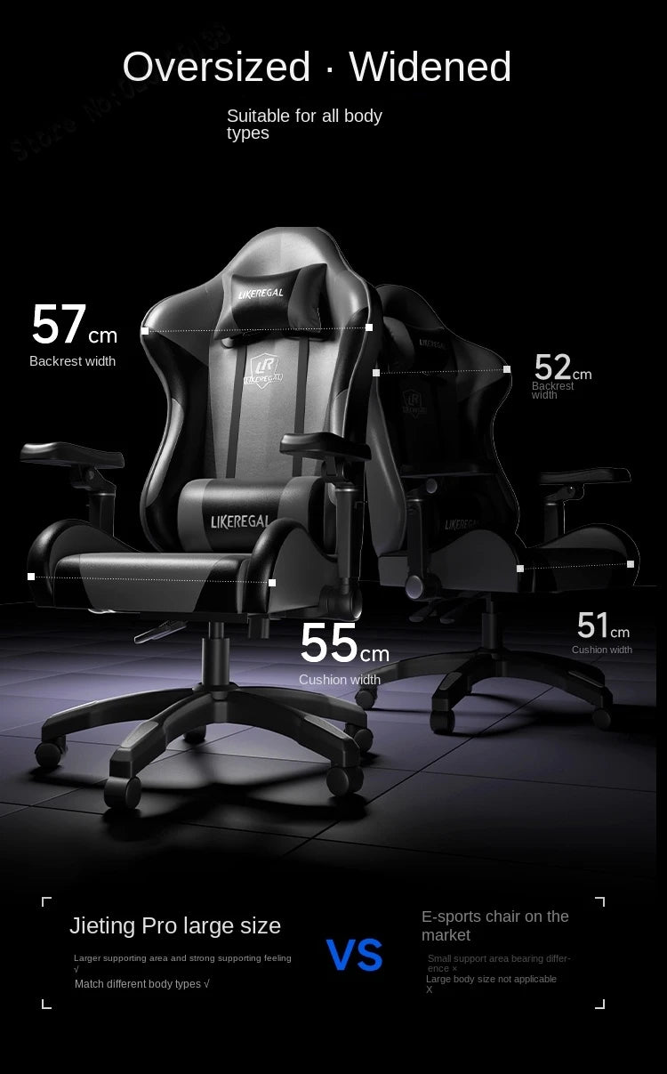 New Gaming Chair 9D Mechanical Dynamic Armrests 3D Lumbar Support Wide Seat Ergonomic Chair Gaming  Live Streaming  Swivel Chair