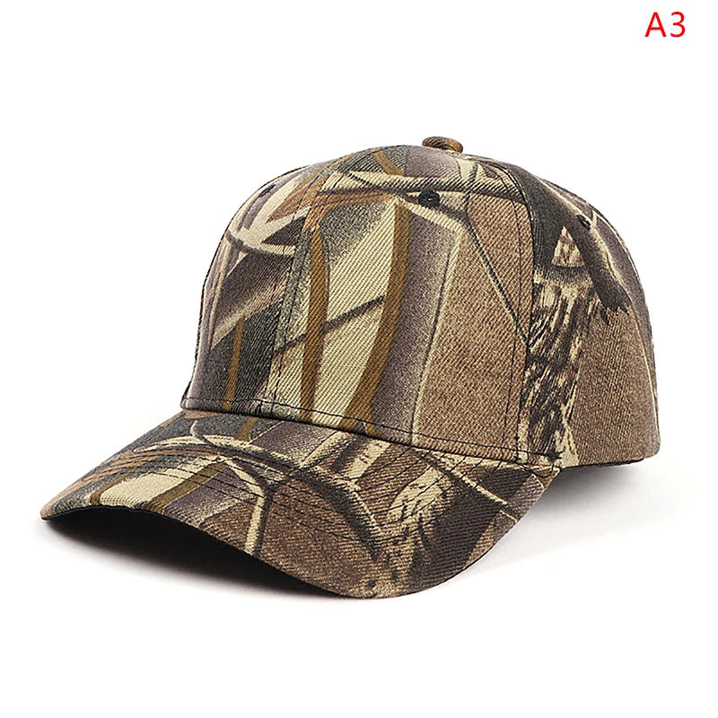 Adjustable Baseball Cap Summer Sunscreen Hat Camouflage Camo Camping Hiking Fishing Caps