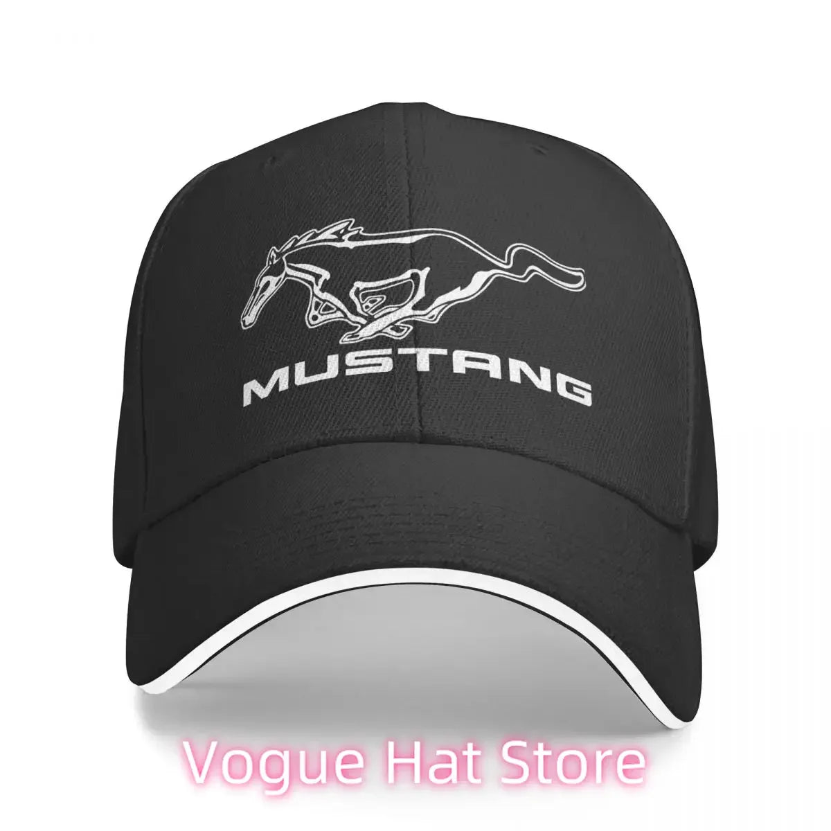 Skeleton Mustang Baseball Caps Casual Sandwich Hats