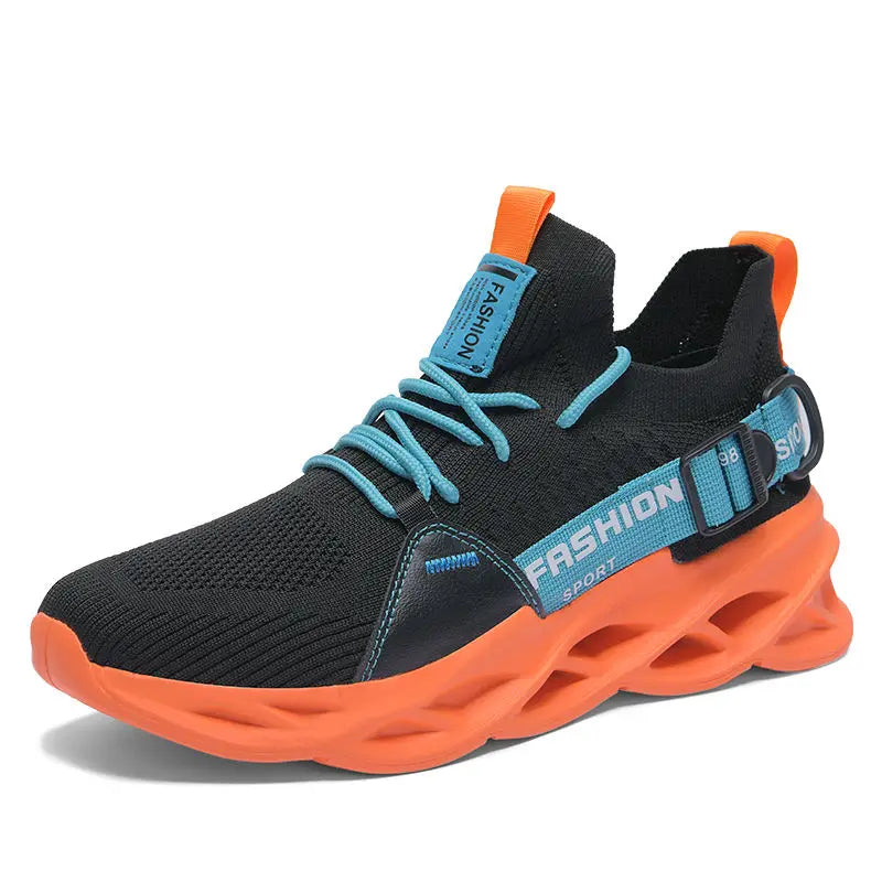 Hot Sale Fashion Purple Casual Sneakers Women Men Blade Running Shoes Big Size 48 Light Breathable Sports Shoes Men Mesh Sneakers