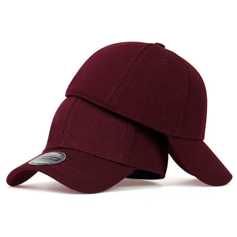High Quality Baseball Cap Man Fitted Closed Full Cap Mesh Cap Outdoor Breathable Sports Cotton Sun Male Trucker Hat Gorras Hombre