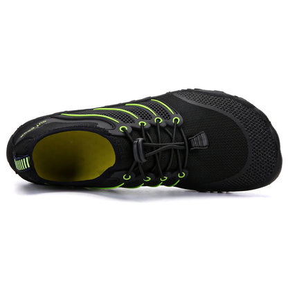 Men's Minimalist Running Cross Training Shoes Barefoot Shoes Big Toe Box Five Finger Shoes Saguaro Barefoot Pit Viper Paracord