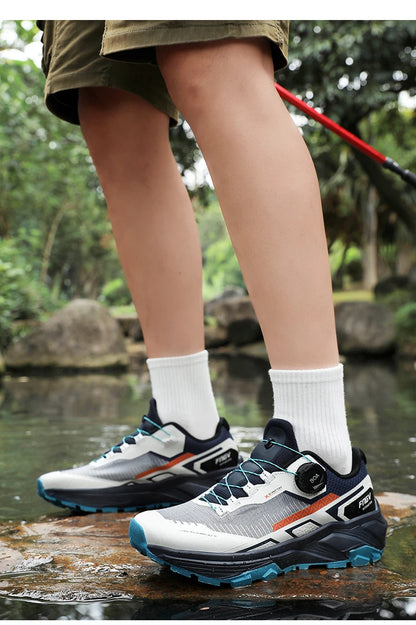 Frühlings- & Sommer-Laufschuhe für Herren – Outdoor-Wanderschuhe, abriebfeste Trailschuhe mit BOA-Verschluss, atmungsaktiver Sport- & Freizeitstil