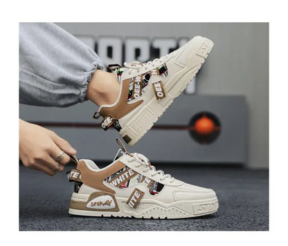 New Skateboard Men's Shoes Summer Sneakers Leather Casual Fashion Outdoor Running Sports Hiking Tennis Platform Designer Luxury